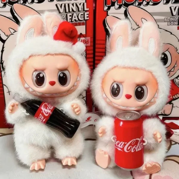 Labubu Vinyl Face – Happy Factor Surprise Shake (Série Coca-Cola)2pcs