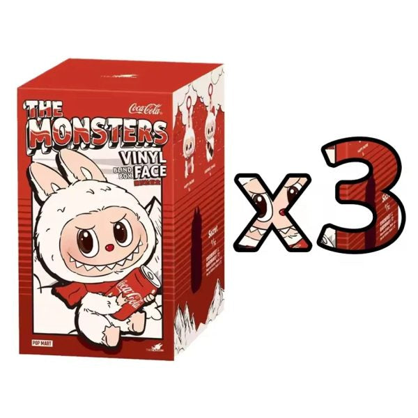 Blind Box Labubu × Coca-Cola – Vinyl Face Series-3pcs