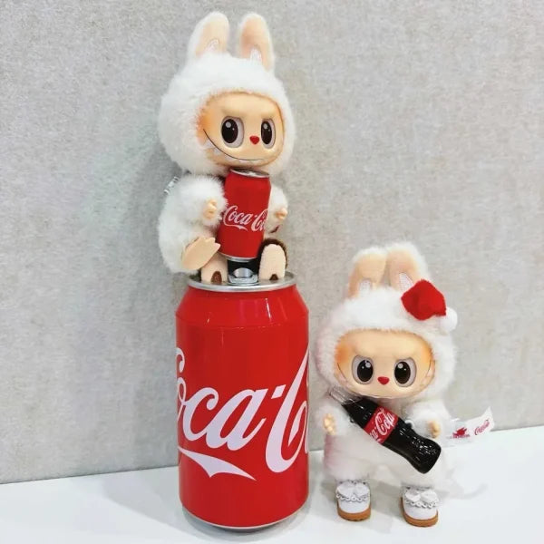 Labubu Vinyl Face – Happy Factor Surprise Shake (Série Coca-Cola)2pcs