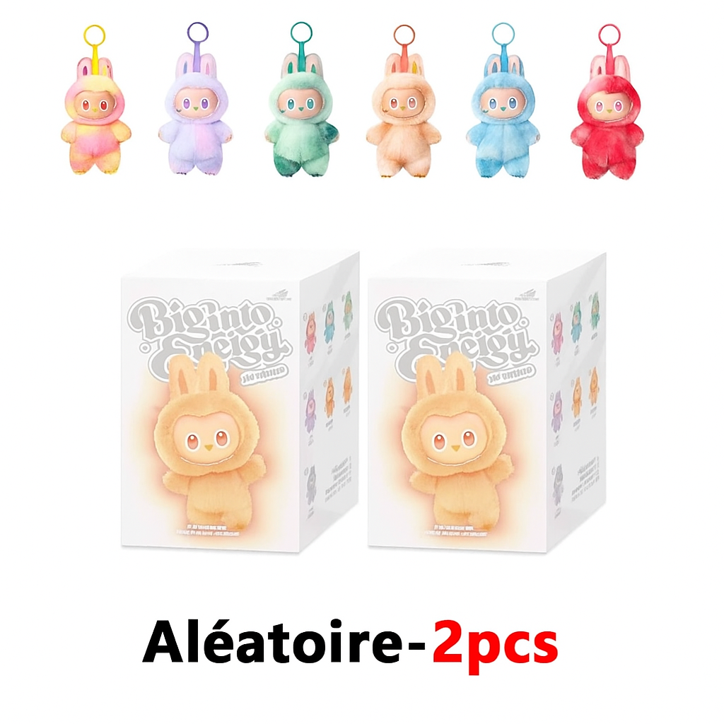 Labubu 2 pièce aléatoire Blind Box Big Into Energy : L’énergie surprise en 6 peluches collector