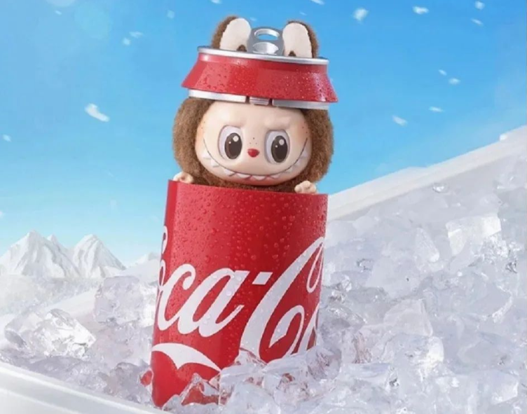 Blind Box 1pièce Labubu Vinyl Face Coca-cola Series
